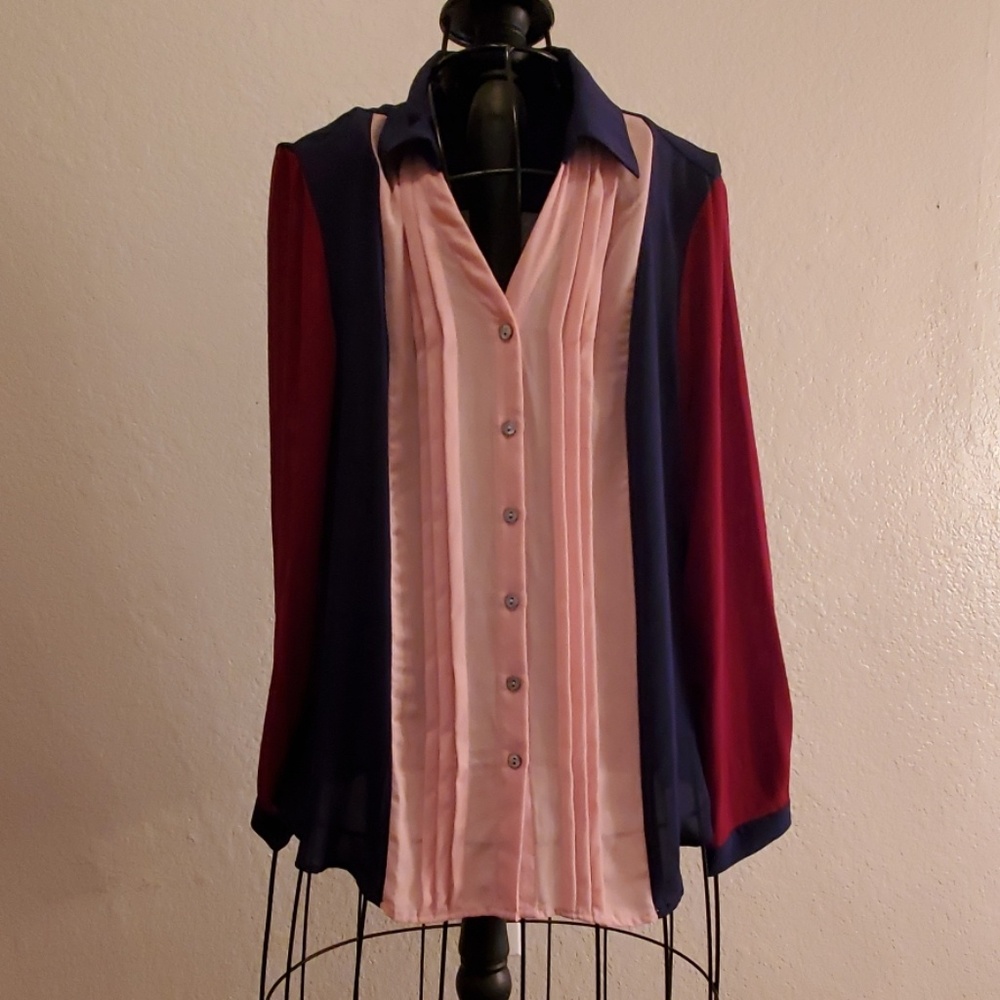 Investments Multicolored Blouse XL